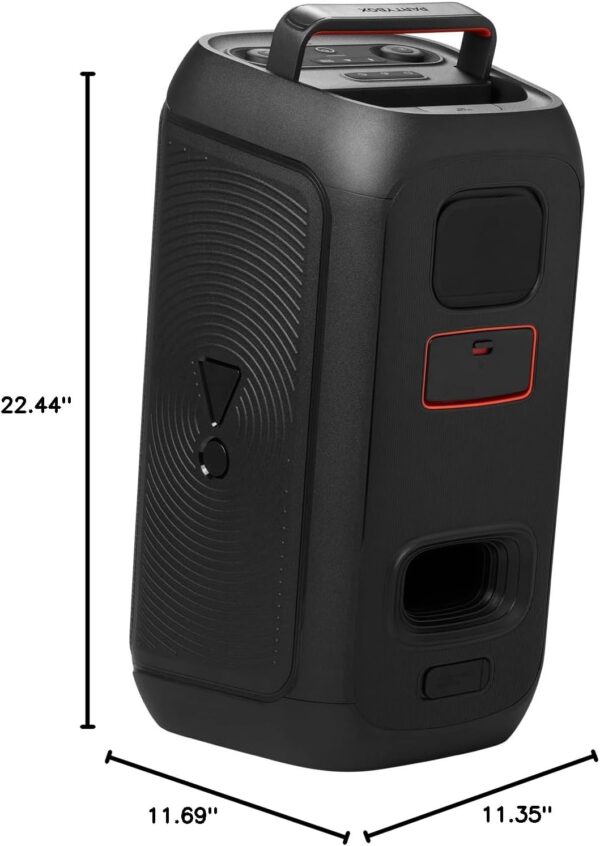 JBL PartyBox Club 120 – Portable Party Speaker with Foldable Handle, JBL Pro Sound, Futuristic Lightshow, and 12-Hour Battery Life - Image 4