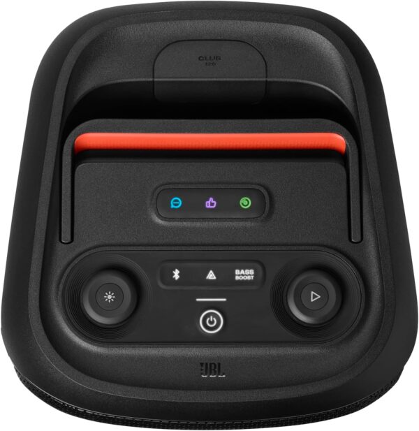 JBL PartyBox Club 120 – Portable Party Speaker with Foldable Handle, JBL Pro Sound, Futuristic Lightshow, and 12-Hour Battery Life - Image 3