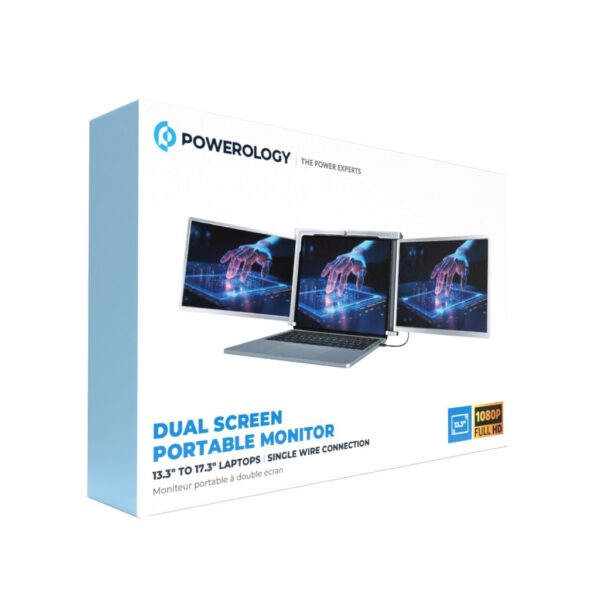 POWEROLOGY DUAL SCREEN PORTABLE MONITOR - Image 3