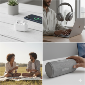 Apple audio accessories like AirPods and headphones in Abuja