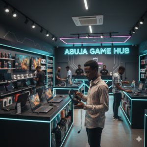 Electronics store in Abuja selling gaming accessories