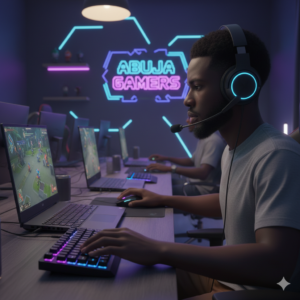 Gaming headset with microphone for immersive gameplay