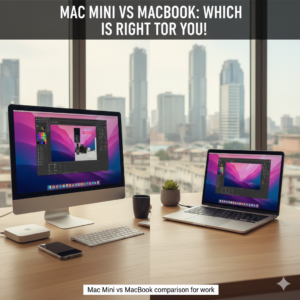 Mac Mini vs MacBook comparison for work
