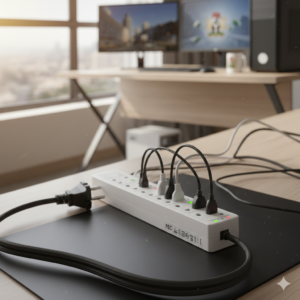 Surge protector for computer power protection