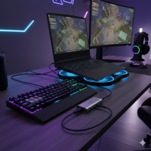 USB-C docking station for gaming laptop accessories